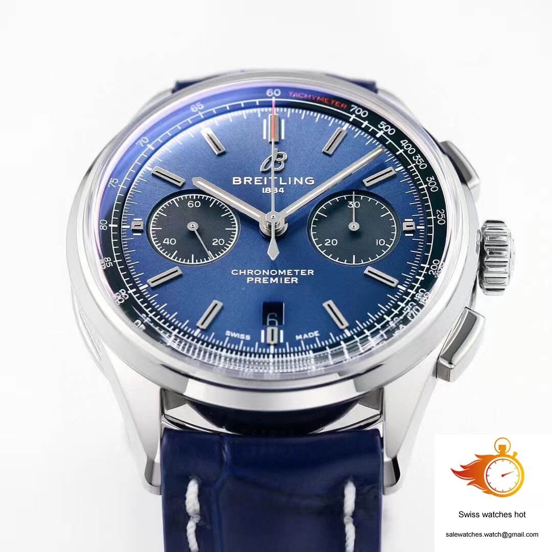 Breitling Premier B01 Chronograph AB0118221C1A1 GF Factory V2 Blue Dial 3 Breitling Premier B01 Chronograph AB0118221C1A1 GF Factory V2 Blue Dial 3