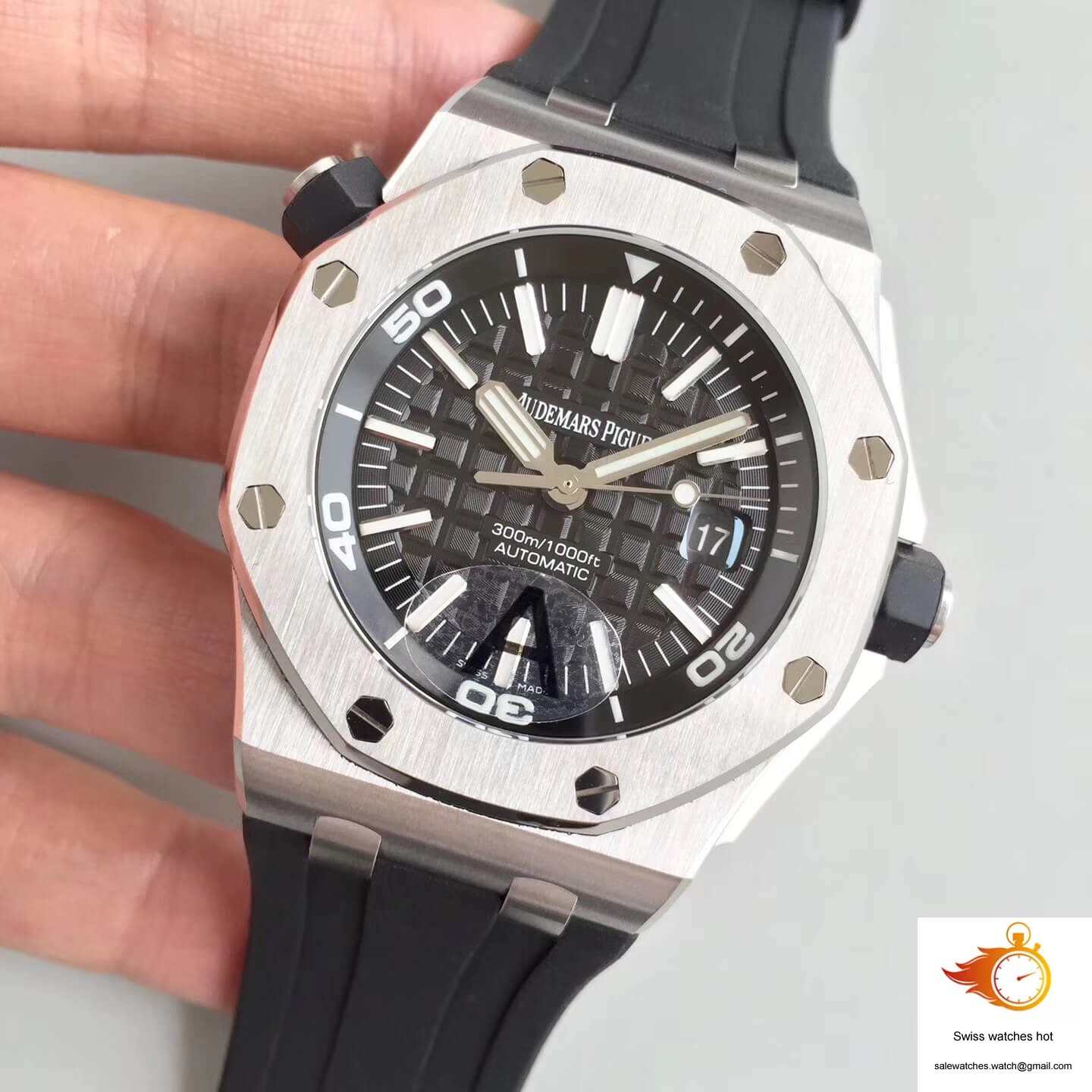 Audemars Piguet Royal Oak Offshore 15703 JF Factory V10 Black Dial 3 Audemars Piguet Royal Oak Offshore 15703 JF Factory V10 Black Dial 3