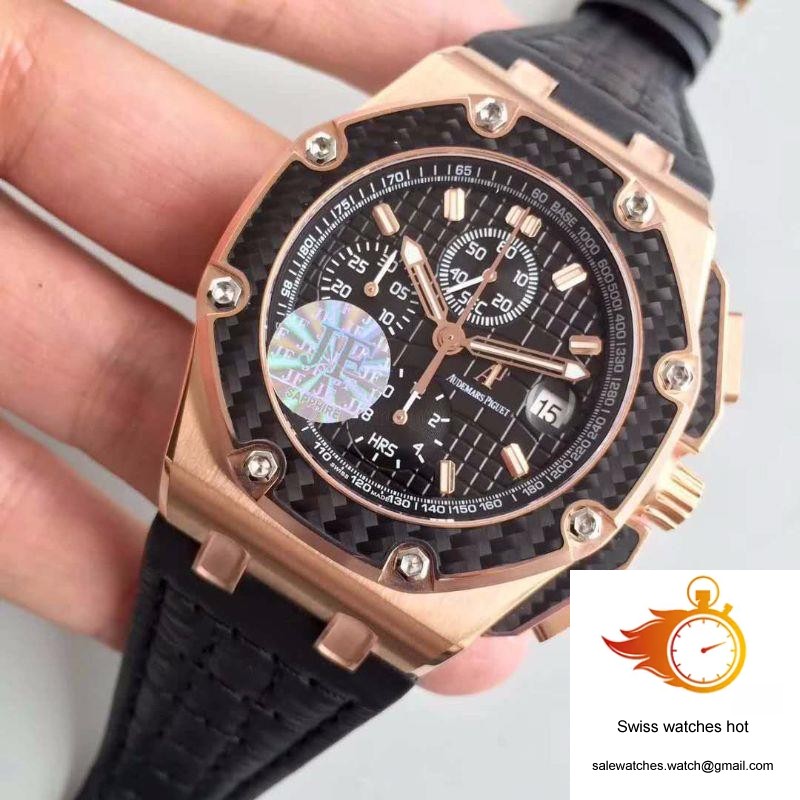 Audemars Piguet Royal Oak Offshore Juan Pablo Montoya 26030RO.00.D001IN.01 JF Factory V2 Black Dial 3 Audemars Piguet Royal Oak Offshore Juan Pablo Montoya 26030RO.00.D001IN.01 JF Factory V2 Black Dial 3