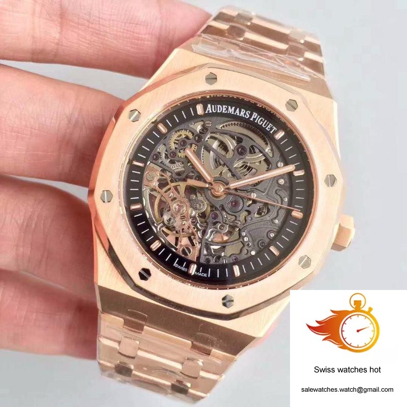 Audemars Piguet Royal Oak 15407OR.OO.1220OR.01 JF Factory Skeleton Dial 3 Audemars Piguet Royal Oak 15407OR.OO.1220OR.01 JF Factory Skeleton Dial 3