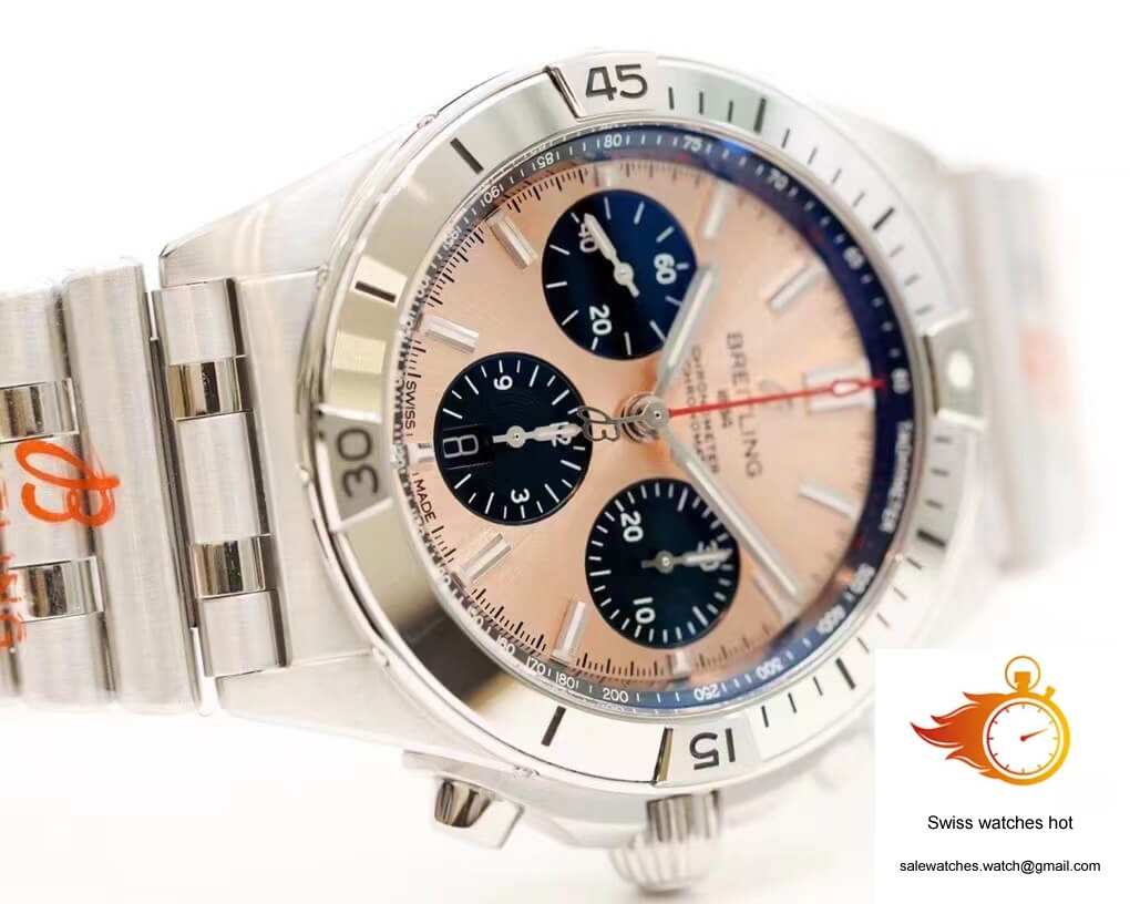 Breitling Chronomat AB0134101K1A1 GF Factory Rose Gold Dial 3 Breitling Chronomat AB0134101K1A1 GF Factory Rose Gold Dial 3