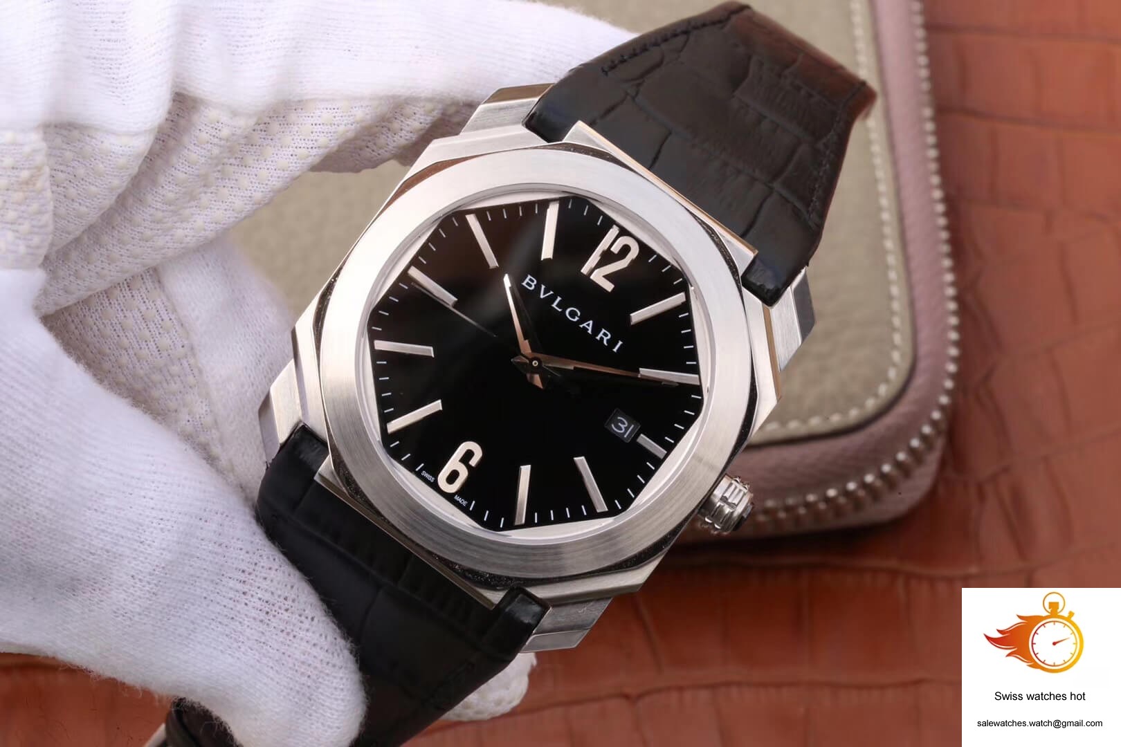 Bvlgari Octo 101964 BGO41BSLD Stainless Steel Bezel 3 Bvlgari Octo 101964 BGO41BSLD Stainless Steel Bezel 3