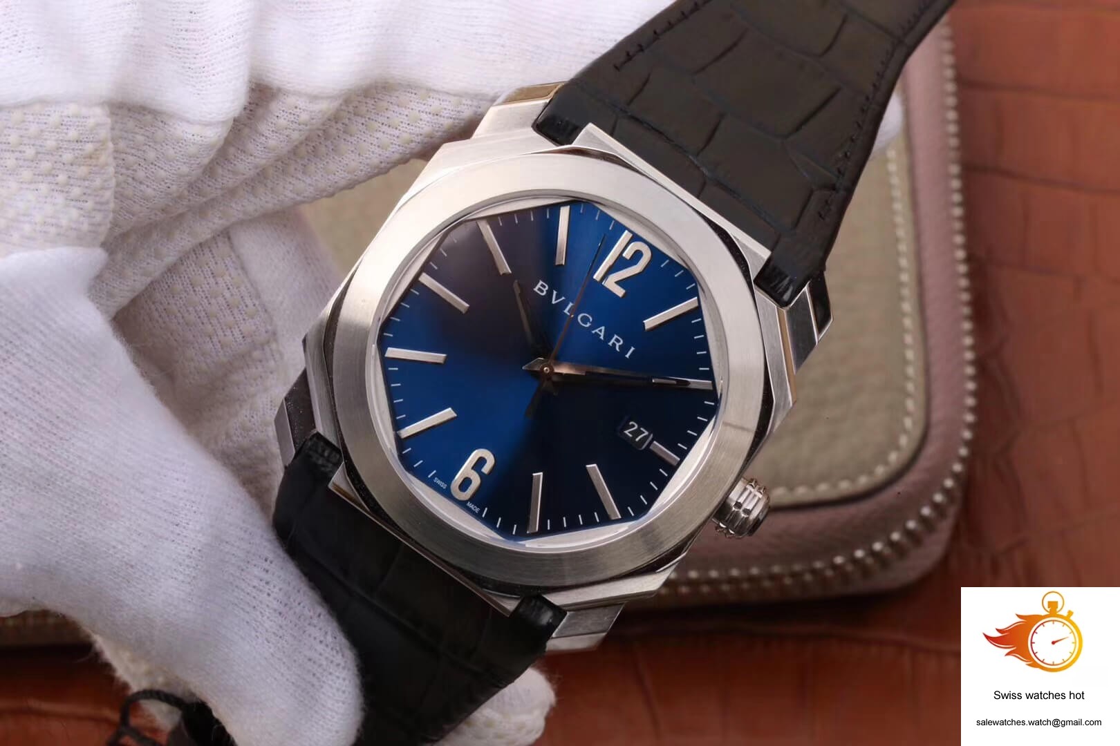 Bvlgari Octo 102429 BGO38C3SLD Dark Blue Dial 3 Bvlgari Octo 102429 BGO38C3SLD Dark Blue Dial 3