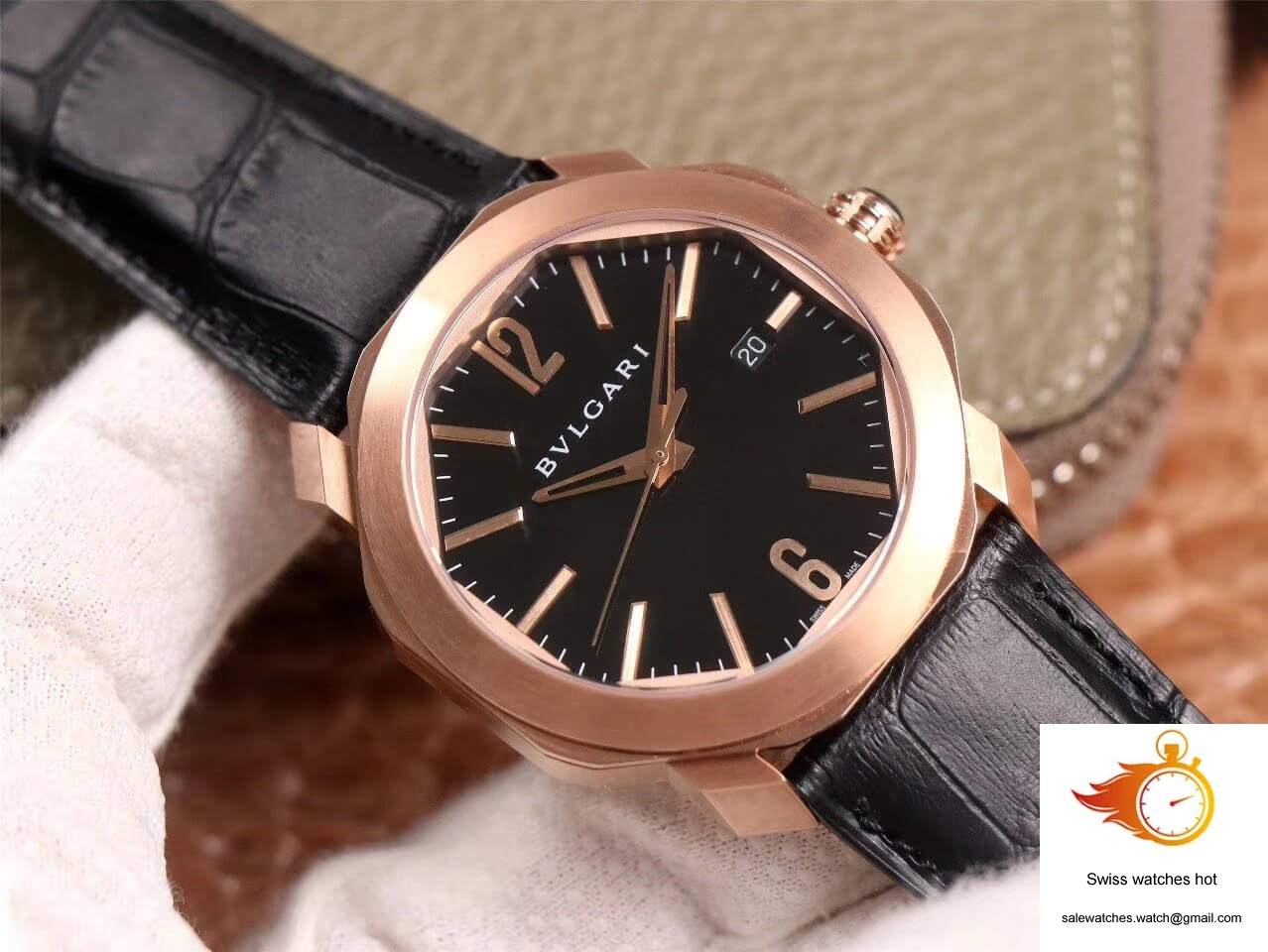Bvlgari Octo 101963 BGOP41BGLD BV Factory Black Dial 3 Bvlgari Octo 101963 BGOP41BGLD BV Factory Black Dial 3