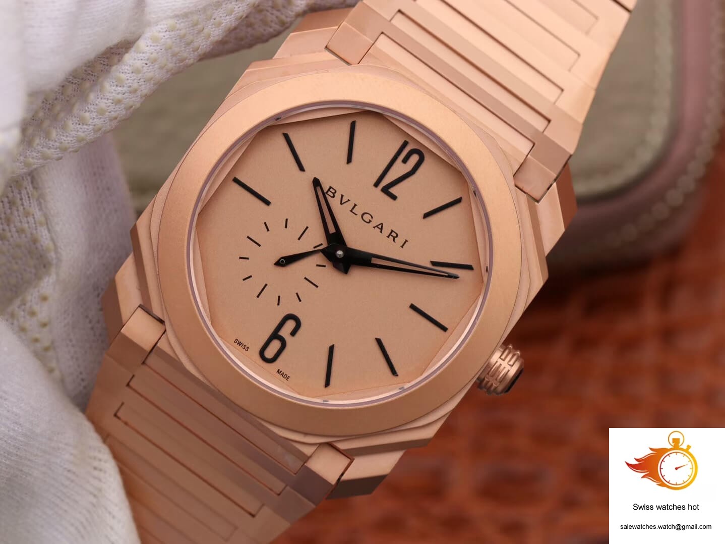 Bvlgari Octo Finissimo 102912 BV Factory Rose Gold Dial 3 Bvlgari Octo Finissimo 102912 BV Factory Rose Gold Dial 3
