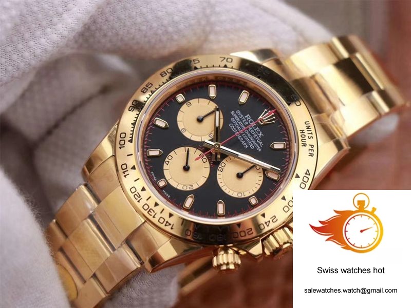 Rolex Daytona M116508-0009 Noob Factory Black Dial 4130 Movement 3 Rolex Daytona M116508-0009 Noob Factory Black Dial 4130 Movement 3