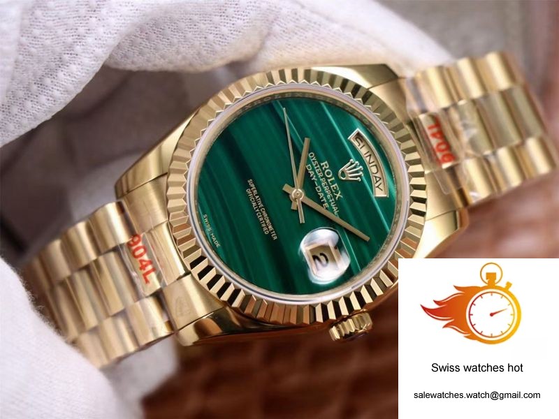 Rolex Day Date President 18238 Malachite Green Dial 3 Rolex Day Date President 18238 Malachite Green Dial 3