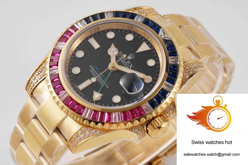 Rolex GMT Master II 116758 SAru-78208 ROF Factory Black Dial 3 Rolex GMT Master II 116758 SAru-78208 ROF Factory Black Dial 3