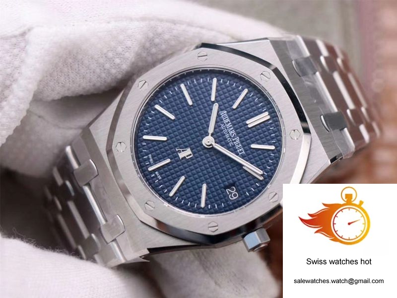 Audemars Piguet Royal Oak Jumbo Extra-Thin 15202ST.OO.1240ST.01 ZF Factory Blue Dial 3 Audemars Piguet Royal Oak Jumbo Extra-Thin 15202ST.OO.1240ST.01 ZF Factory Blue Dial 3
