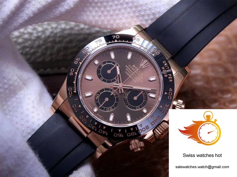 Rolex Daytona M116515LN-0041 Noob Factory Chocolate Dial 4130 Movement 3 Rolex Daytona M116515LN-0041 Noob Factory Chocolate Dial 4130 Movement 3
