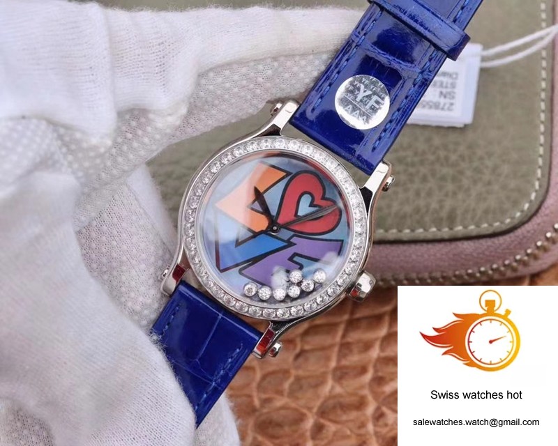 Chopard Happy Diamonds Happy Love 278559-3020 YF Factory Blue Mother Pearl Dial 3 Chopard Happy Diamonds Happy Love 278559-3020 YF Factory Blue Mother Pearl Dial 3