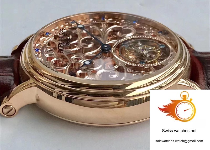 Patek Philippe Tourbillon Rose Gold Skeleton Dial 3 Patek Philippe Tourbillon Rose Gold Skeleton Dial 3