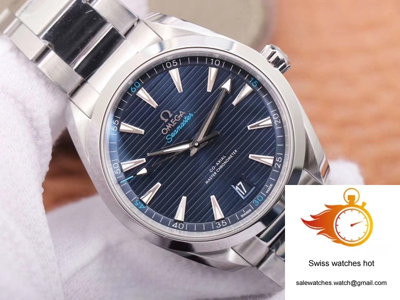 Omega Seamaster 220.10.41.21.03.001 VS Factory Blue Dial 3 Omega Seamaster 220.10.41.21.03.001 VS Factory Blue Dial 3