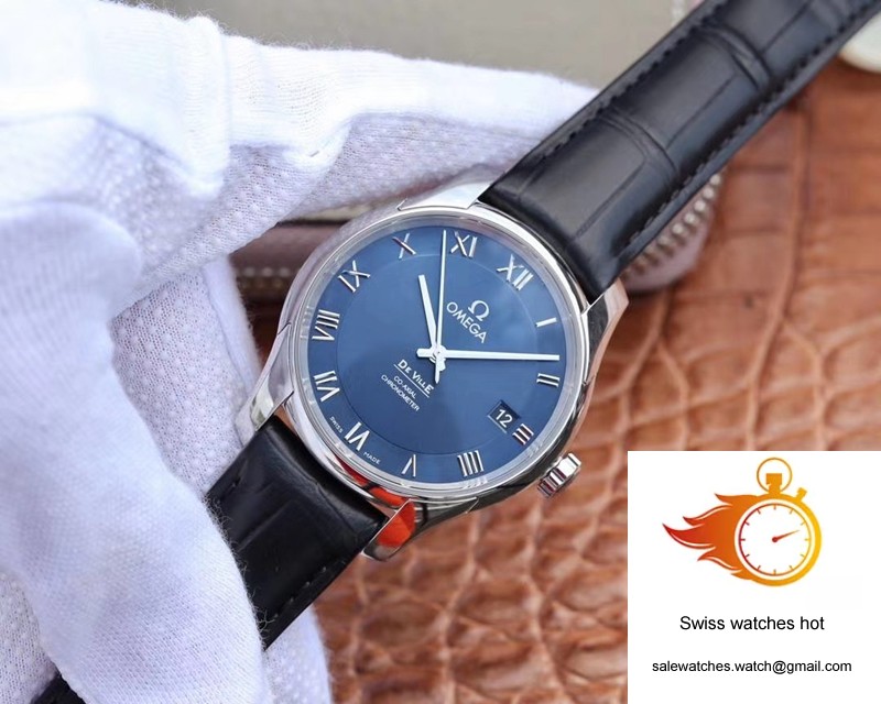Omega De Ville 431.13.41.21.03.001 VS Factory Blue Dial 3 Omega De Ville 431.13.41.21.03.001 VS Factory Blue Dial 3