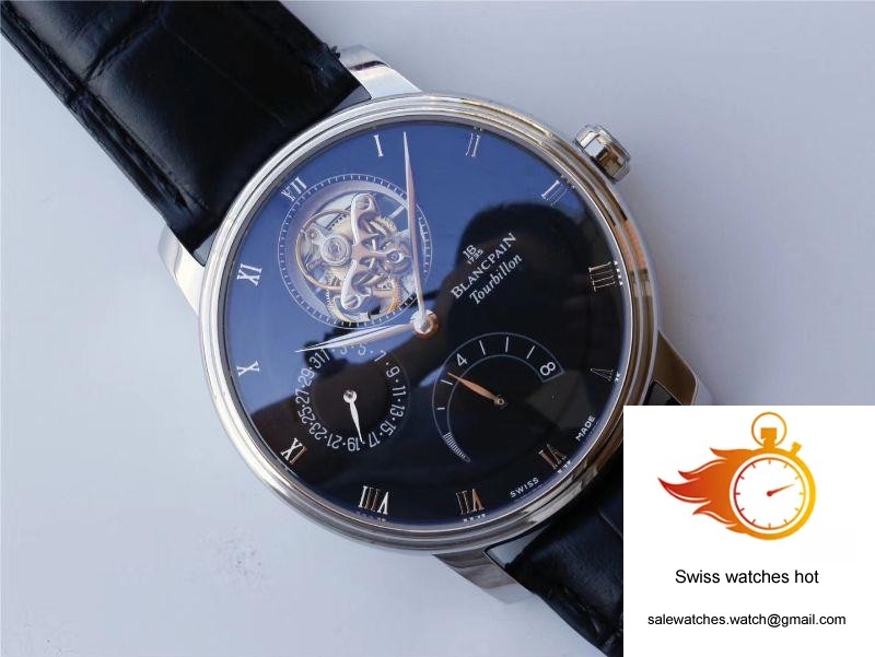 JB Factory Blancpain Villeret Tourbillon 8 Jours 6025-1542-55b Black 3 JB Factory Blancpain Villeret Tourbillon 8 Jours 6025-1542-55b Black 3