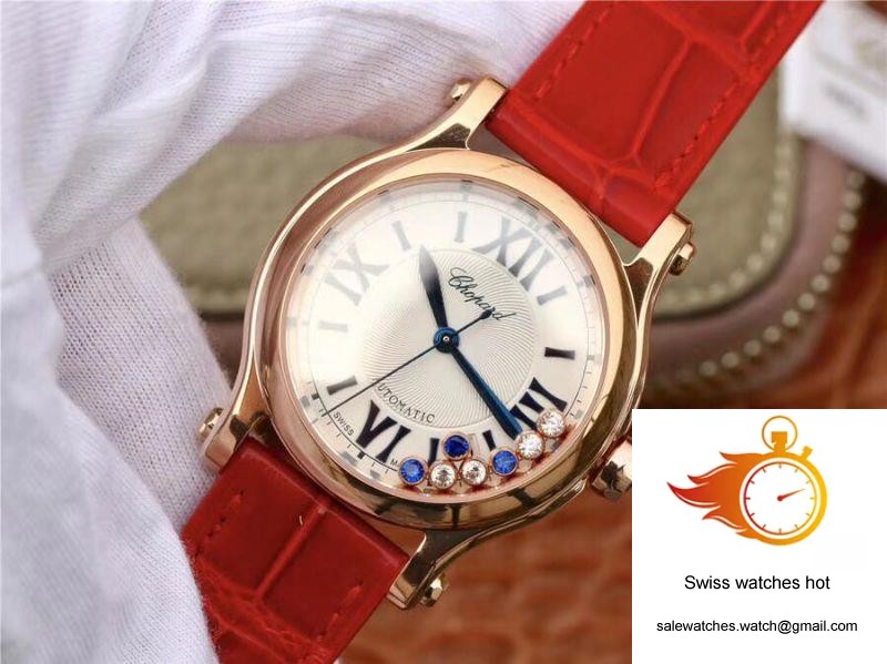 Chopard Happy Sport 36MM Automatic Rose Gold Diamonds YF Factory 274808-5001 Rad 3 Chopard Happy Sport 36MM Automatic Rose Gold Diamonds YF Factory 274808-5001 Rad 3