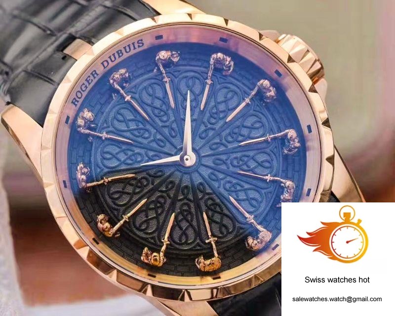 ZF Factory Roger Dubuis Excalibur Knights Of The Round Table II RDDBEX0511 Rose Gold 3 ZF Factory Roger Dubuis Excalibur Knights Of The Round Table II RDDBEX0511 Rose Gold 3