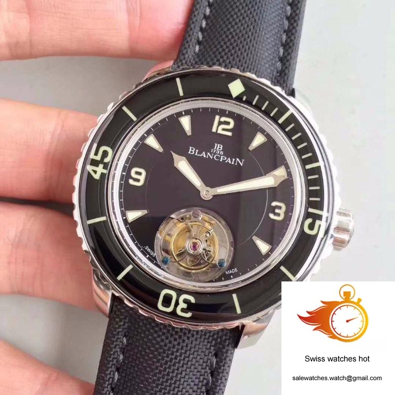 Blancpain Fifty Fathoms Tourbillon JB Factory Black Dial 3 Blancpain Fifty Fathoms Tourbillon JB Factory Black Dial 3