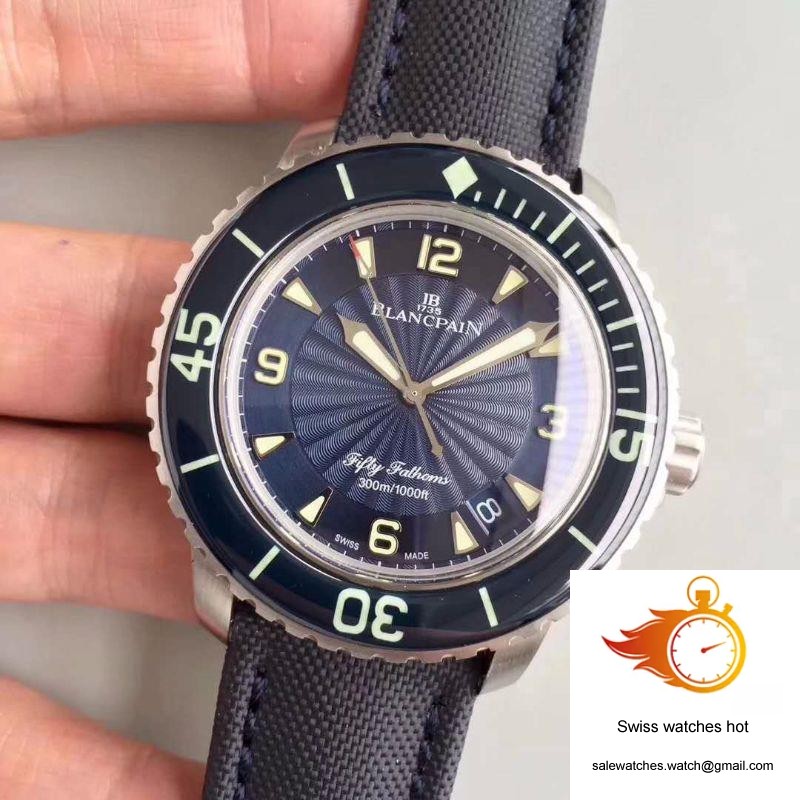 Blancpain Fifty Fathoms 5015D-1140-52B ZF Factory Blue Dial 3 Blancpain Fifty Fathoms 5015D-1140-52B ZF Factory Blue Dial 3