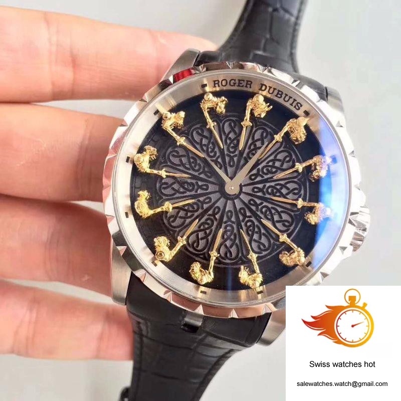 Roger Dubuis Excalibur Knights Of The Round Table II RDDBEX0495 Black Dial 3 Roger Dubuis Excalibur Knights Of The Round Table II RDDBEX0495 Black Dial 3