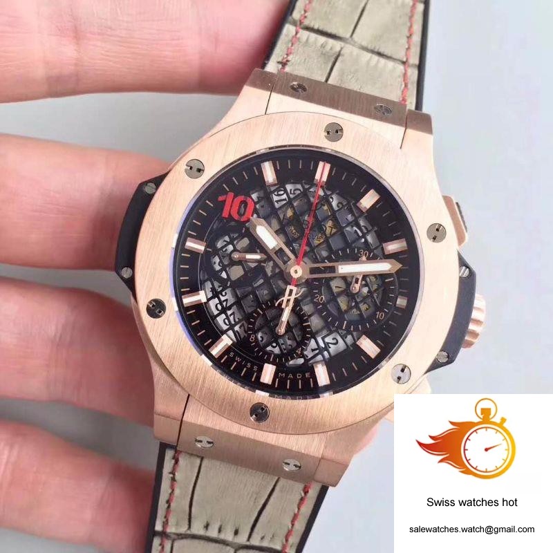 Hublot Big Bang Aero Bang Gold 311.PX.1180.GR Black Skeleton Dial 3 Hublot Big Bang Aero Bang Gold 311.PX.1180.GR Black Skeleton Dial 3