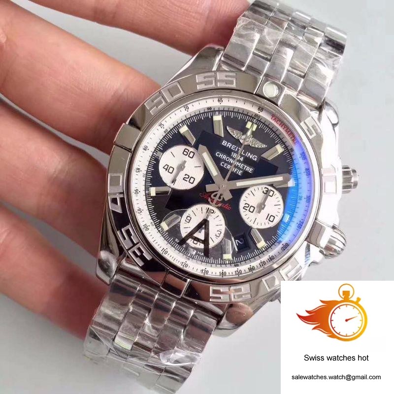 Breitling Chronomat 44MM AB011012/B967/375A GF Factory Dark Blue Dial 3 Breitling Chronomat 44MM AB011012/B967/375A GF Factory Dark Blue Dial 3