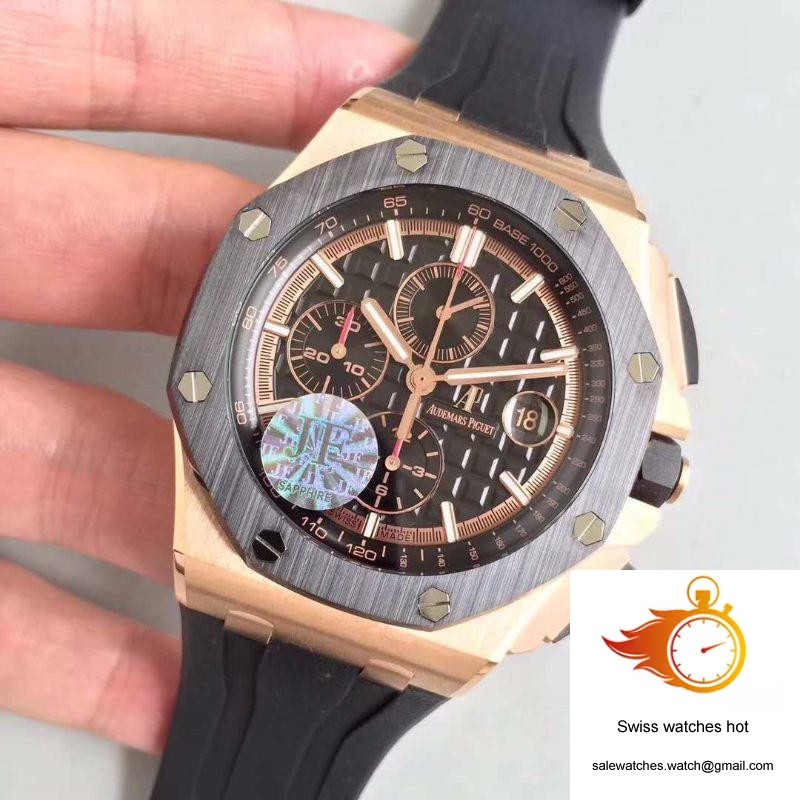 Audemars Piguet Royal Oak Offshore 26401RO.OO.A002CA.01 JF Factory V2 Black Dial 3 Audemars Piguet Royal Oak Offshore 26401RO.OO.A002CA.01 JF Factory V2 Black Dial 3