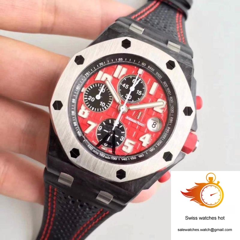 Audemars Piguet Royal Oak Offshore Singapore GP F1 26190OS.OO.D003CU.01 JF Factory Red Dial 3 Audemars Piguet Royal Oak Offshore Singapore GP F1 26190OS.OO.D003CU.01 JF Factory Red Dial 3