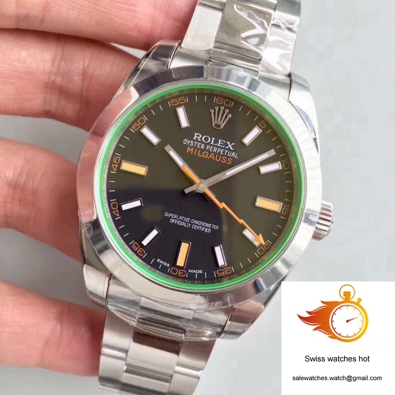 Rolex Milgauss 116400GV AR Factory Black Dial 3 Rolex Milgauss 116400GV AR Factory Black Dial 3