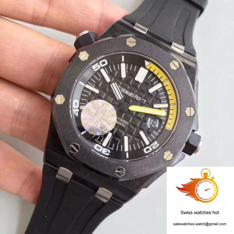 Audemars Piguet Royal Oak Offshore Diver 15706 JF Factory Black Dial 3 Audemars Piguet Royal Oak Offshore Diver 15706 JF Factory Black Dial 3
