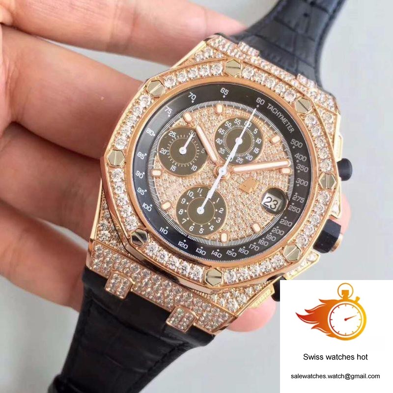 Audemars Piguet Royal Oak Offshore 26067OR.ZZ.D002CR.01 JF Factory V3 Diamond Dial 3 Audemars Piguet Royal Oak Offshore 26067OR.ZZ.D002CR.01 JF Factory V3 Diamond Dial 3