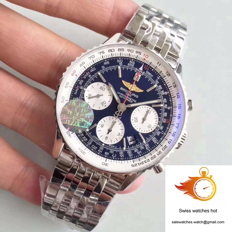 Breitling Navitimer 01 AB012012/BB01/447A JF Factory Blue Dial 3 Breitling Navitimer 01 AB012012/BB01/447A JF Factory Blue Dial 3