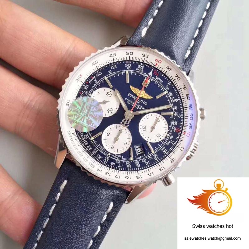 Breitling Navitimer 01 AB012012/BB01/437X/A20BA.1 JF Factory Blue Dial 3 Breitling Navitimer 01 AB012012/BB01/437X/A20BA.1 JF Factory Blue Dial 3