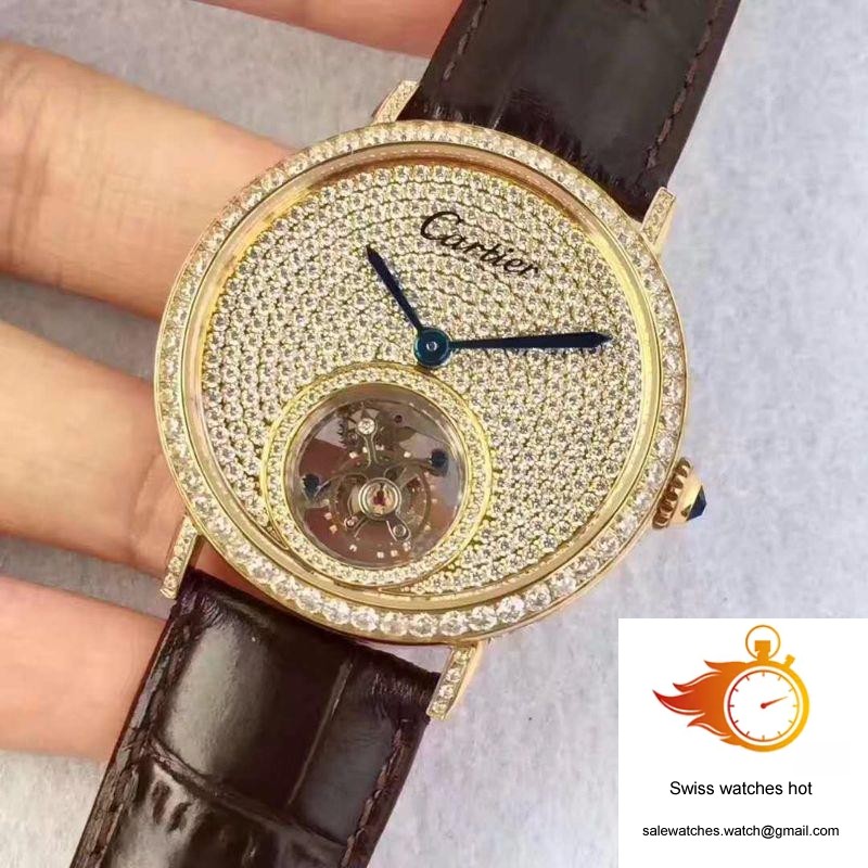 Cartier Rotonde Tourbillon Diamonds Dial 3 Cartier Rotonde Tourbillon Diamonds Dial 3