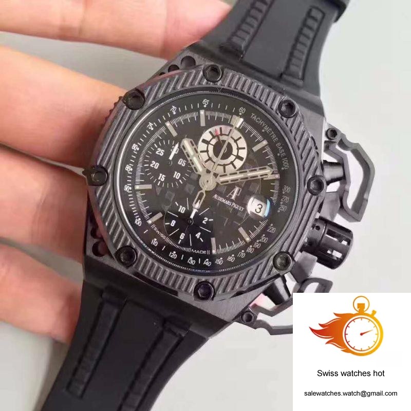 Audemars Piguet Royal Oak Offshore Survivor 26165IO.OO.A002CA.01 Noob Factory V5 Black Dial 3 Audemars Piguet Royal Oak Offshore Survivor 26165IO.OO.A002CA.01 Noob Factory V5 Black Dial 3
