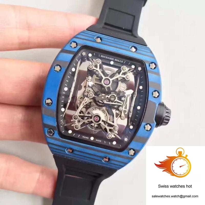 Richard Mille RM50-27-01 NTPT Blue Forged Carbon Skeleton Dial 3 Richard Mille RM50-27-01 NTPT Blue Forged Carbon Skeleton Dial 3