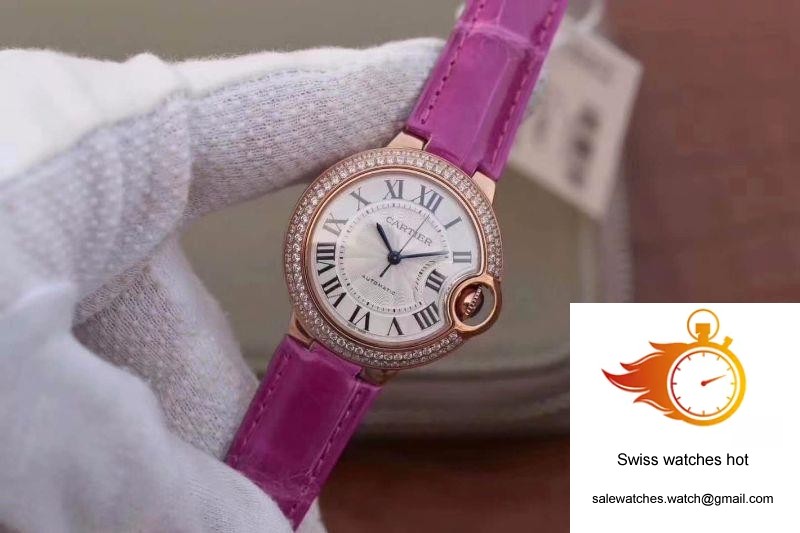 Cartier Ballon Bleu 36MM Rose Gold V9 Factory Silver Dial 3 Cartier Ballon Bleu 36MM Rose Gold V9 Factory Silver Dial 3