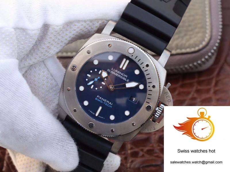 Panerai Luminor Submersible 1950 BMG-TECH 3 Days Automatic PAM 692 XF Factory Blue Dial 3 Panerai Luminor Submersible 1950 BMG-TECH 3 Days Automatic PAM 692 XF Factory Blue Dial 3