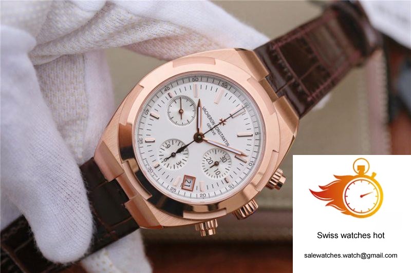 Vacheron Constantin Overseas Chronograph 5500V/000R-B074 8F Factory Silver Dial 3 Vacheron Constantin Overseas Chronograph 5500V/000R-B074 8F Factory Silver Dial 3