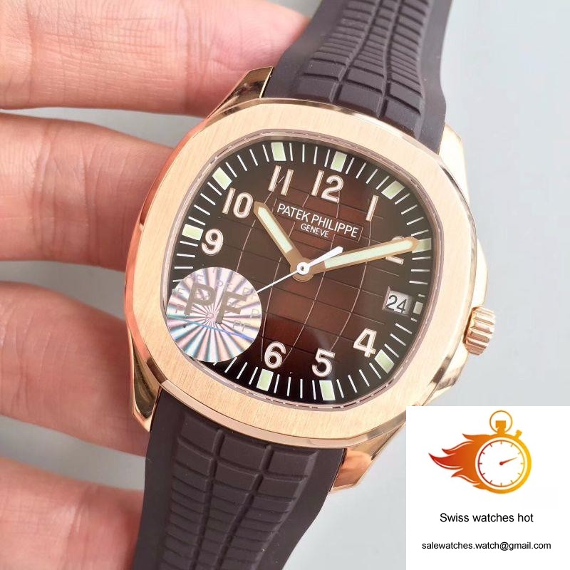 Patek Philippe Aquanaut Jumbo 5167R-001 PF Factory Chocolate Dial 3 Patek Philippe Aquanaut Jumbo 5167R-001 PF Factory Chocolate Dial 3