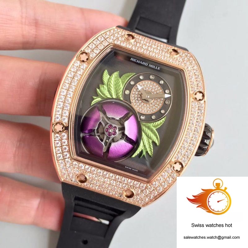 Richard Mille RM19-02 KV Factory Tourbillon Fleur Magnolia Dial 3 Richard Mille RM19-02 KV Factory Tourbillon Fleur Magnolia Dial 3