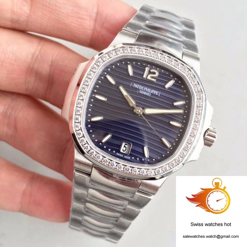 Patek Philippe Nautilus Ladies 7018/1A-010 PF Factory Blue Dial 3 Patek Philippe Nautilus Ladies 7018/1A-010 PF Factory Blue Dial 3