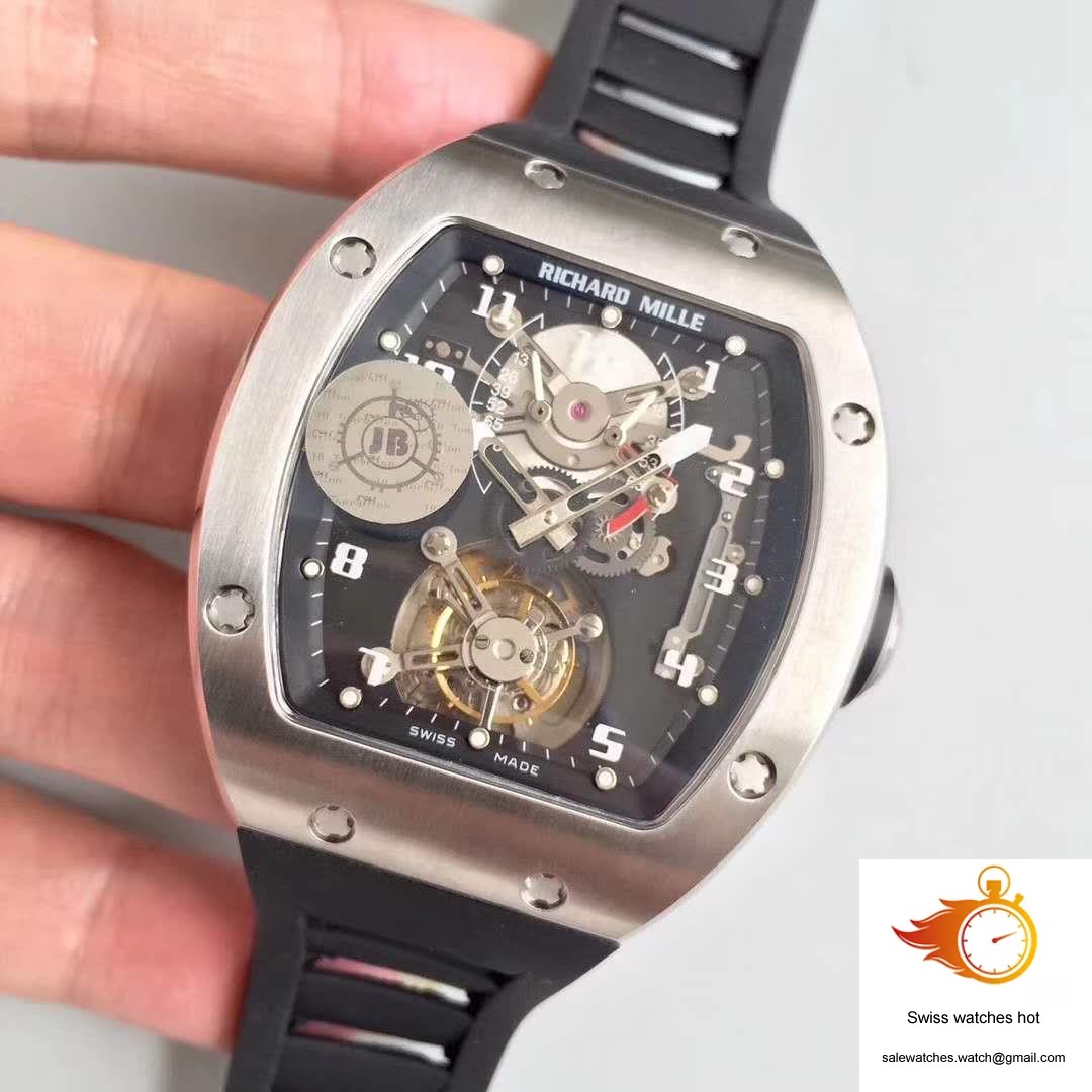 Richard Mille RM001 Tourbillon JB Factory Black Dial 3 Richard Mille RM001 Tourbillon JB Factory Black Dial 3
