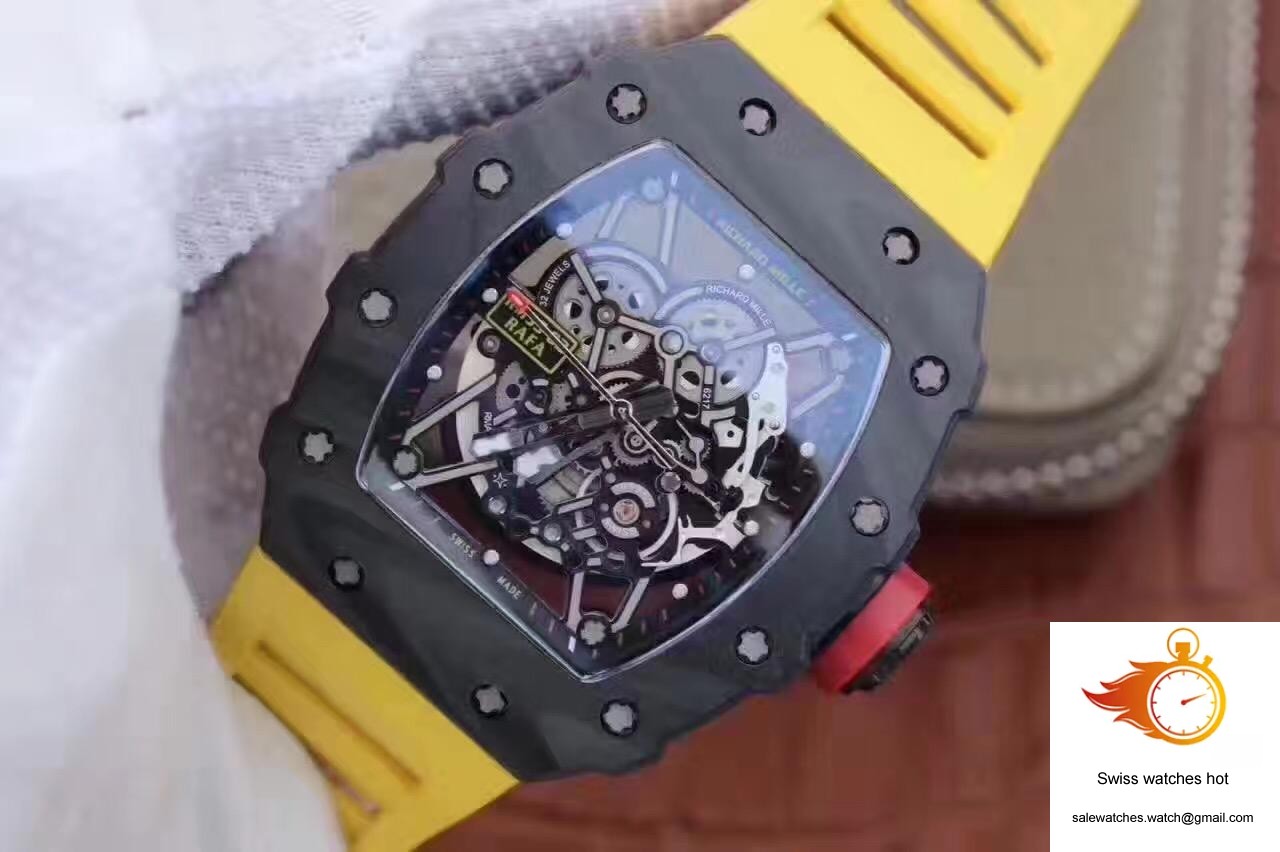 Richard Mille RM35-02 Rafael Nadal KV Factory Black Skeleton Dial 3 Richard Mille RM35-02 Rafael Nadal KV Factory Black Skeleton Dial 3