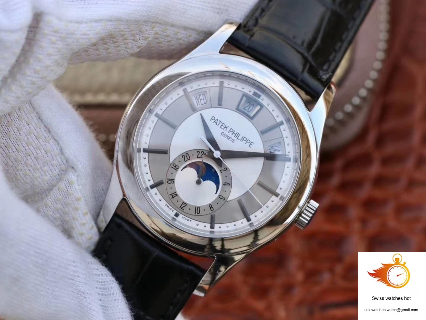 Patek Philippe Annual Calendar 5205G-001 Rhodium Dial 3 Patek Philippe Annual Calendar 5205G-001 Rhodium Dial 3