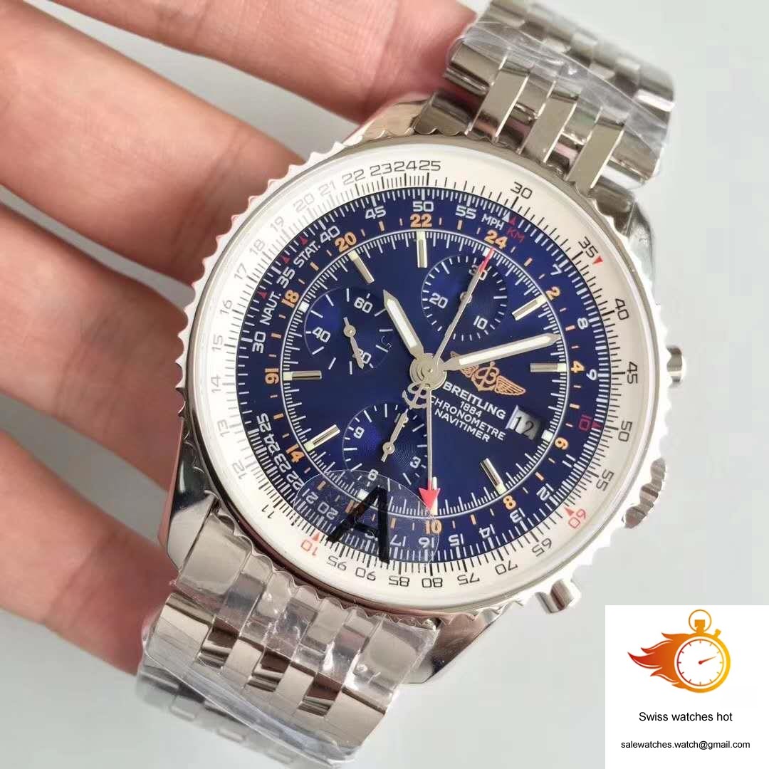 Breitling Navitimer Montbrillant Datora A21330 JF Factory Blue Dial 3 Breitling Navitimer Montbrillant Datora A21330 JF Factory Blue Dial 3