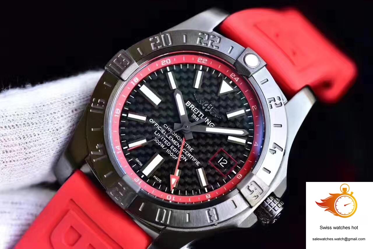Breitling Avenger II GMT A3239011/BC35/433X/A20BA.1 GF Factory Black Dial 3 Breitling Avenger II GMT A3239011/BC35/433X/A20BA.1 GF Factory Black Dial 3