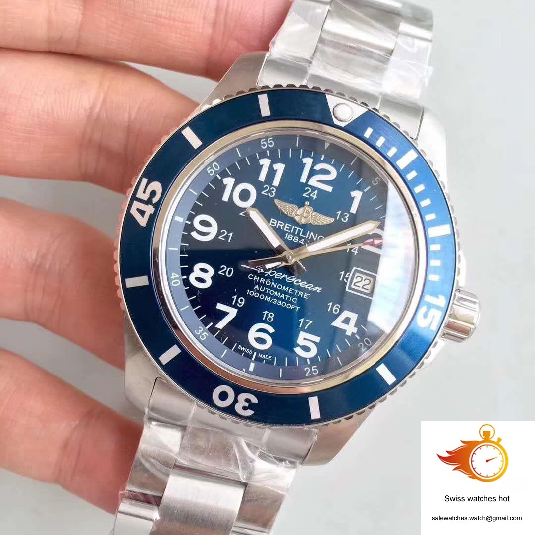 Breitling Superocean II 44MM A17392D8/C910-162A GF Factory Blue Dial 3 Breitling Superocean II 44MM A17392D8/C910-162A GF Factory Blue Dial 3
