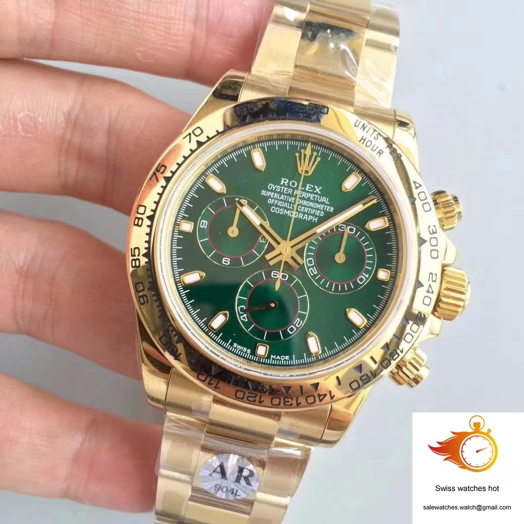 Rolex Daytona Cosmograph 116508 AR Factory Green Dial 3 Rolex Daytona Cosmograph 116508 AR Factory Green Dial 3