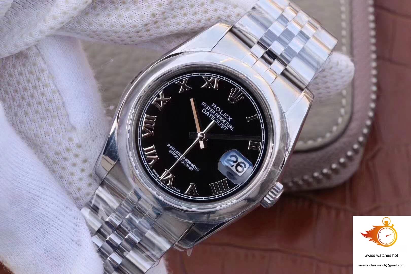 Rolex Datejust 116234 36mm AR Factory Black Dial Rome Time Scale 3 Rolex Datejust 116234 36mm AR Factory Black Dial Rome Time Scale 3